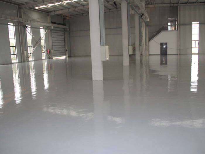 現代化企業的展示廳無塵環保樹脂地坪